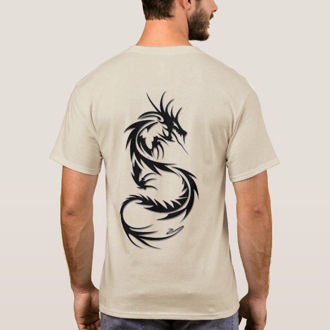 Trending Dragon Tattoo Style T - Shirt (Rückseite)