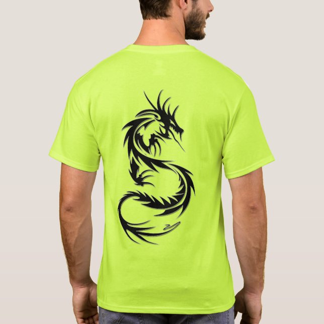 Trending Dragon Tattoo Style T - Shirt (Rückseite)