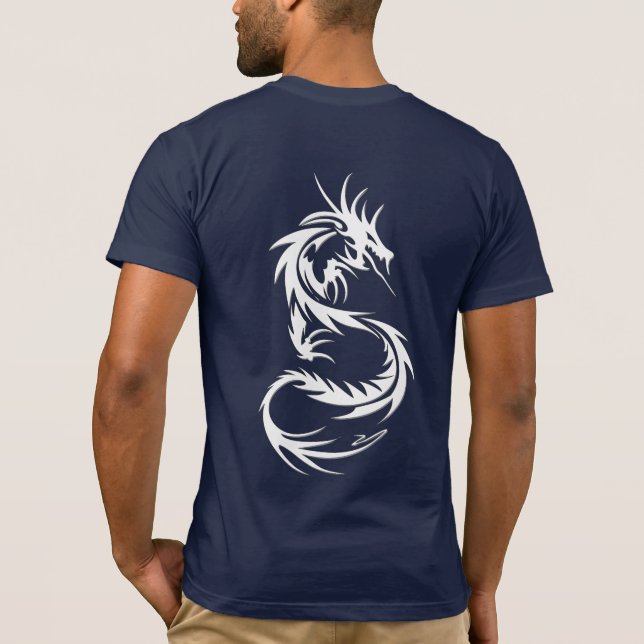 Trending Dragon Tattoo Style T - Shirt (Rückseite)