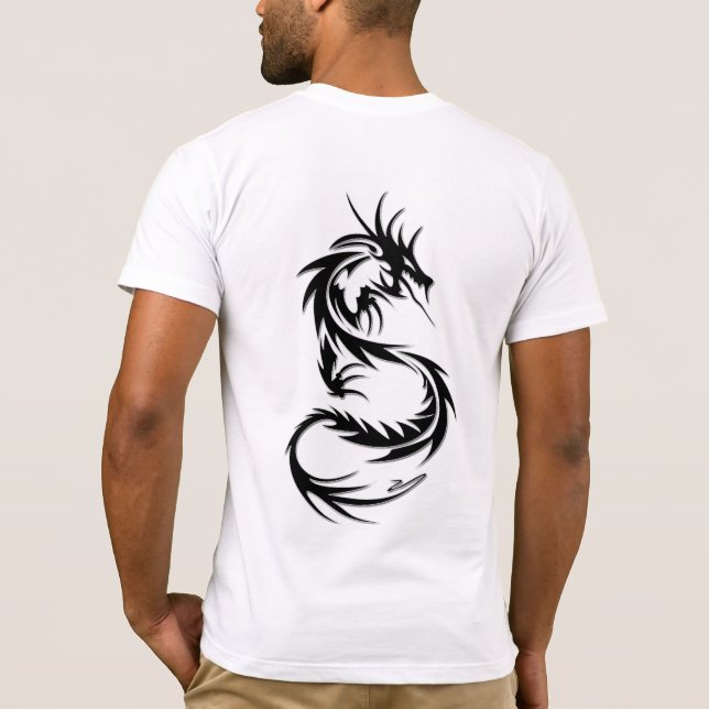 Trending Dragon Tattoo Style T - Shirt (Rückseite)