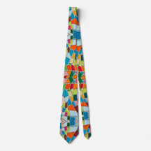 Trending FunkyTerrazzo Colorful Neck Tie