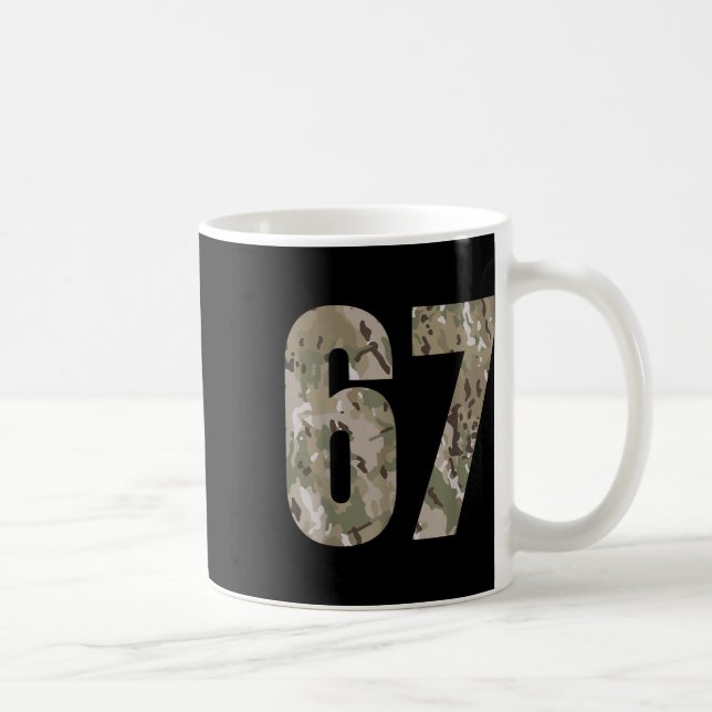 Trending Gen Alpha Sechs Sieben 6 7 Meme Cam Multi Kaffeetasse (Rechts)