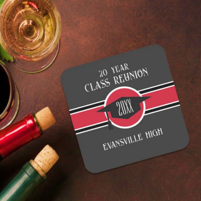 Trending! Neues Wiedersehen-Partys Rechteckiger Pappuntersetzer (Von Creator hochgeladen)