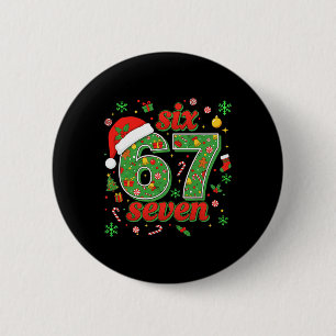 Trending Six Seven Meme Weihnachten 67 Xmas Männer Button