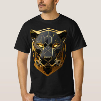 Trending T - Shirt Black Panther Design gedrucktes