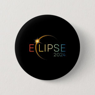Trending Total Solar 8. April 2024 Sun Eclipse T-s Button