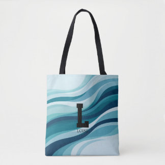 Trending Wave Monogram Canvas-Tasche