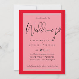 Trending Wedding Colors BLACK and RED BUDGET