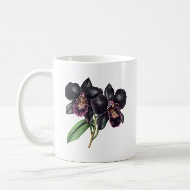 Trendklassische und schwarz-orchid Tasse (Links)