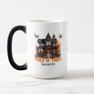 Trendklassisches Halloween-Spookhaus Verwandlungstasse