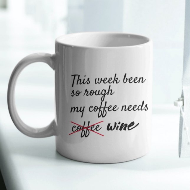 Trendlustige moderne Typografie Kaffeetasse (Von Creator hochgeladen)