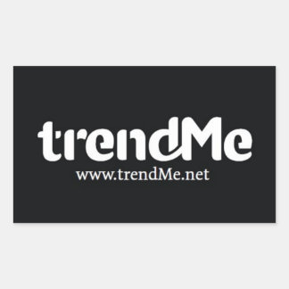 trendMeオリジナルステッカー Rechteckiger Aufkleber