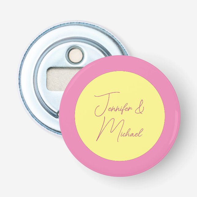 TrendMinimalistisch Moderne, Schlichte, einfache P Flaschenöffner (Vorderseite)