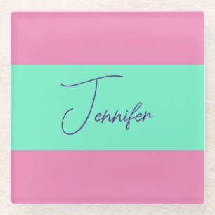 TrendMinimalistisch Moderne, Schlichte, einfache P Glasuntersetzer