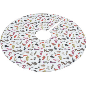 Trendmodische Schuhe Weihnachtsbaumrock Polyester Weihnachtsbaumdecke