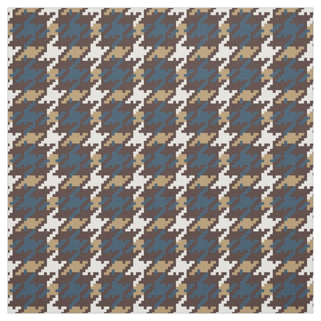 Trendneutrales Hahnentrittmuster kariertes Muster Stoff (Muster)