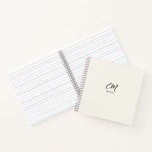 Trendneutrales Notebook Notizbuch