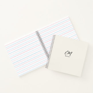 Trendneutrales Notebook Notizbuch