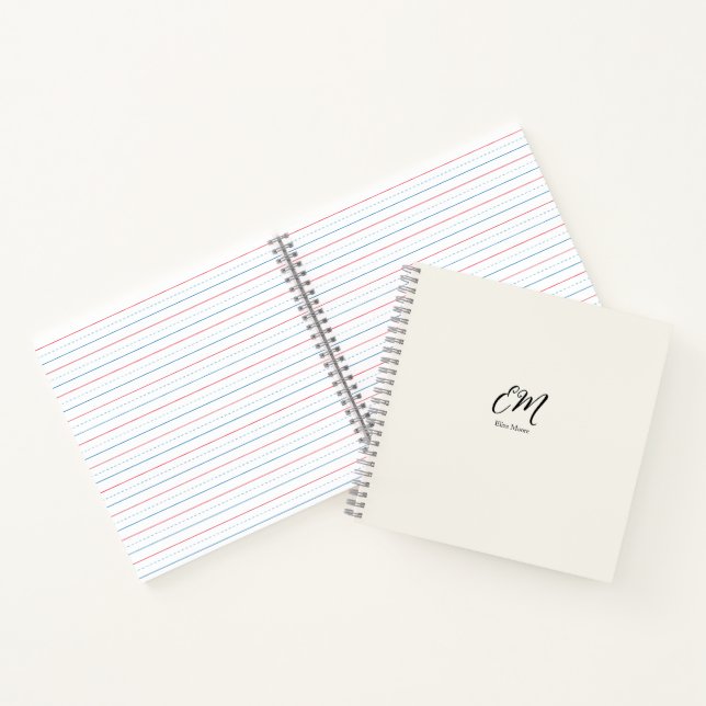 Trendneutrales Notebook Notizbuch (Innenseite)