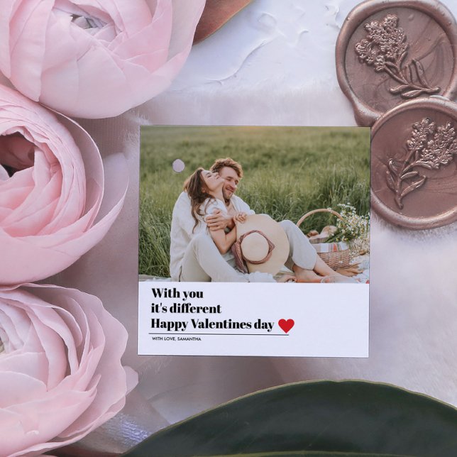 Trendromantisches Zitat | Valentines Bestes Gesche Geschenkanhänger (Von Creator hochgeladen)