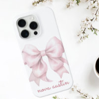 Trendrosa Bow Personalisiert mit Name Monogram
