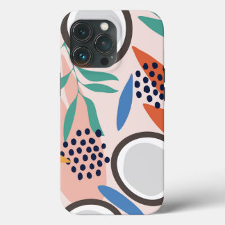 Trendrosa Grüner blauer Kokospalmenhain Case-Mate iPhone Hülle