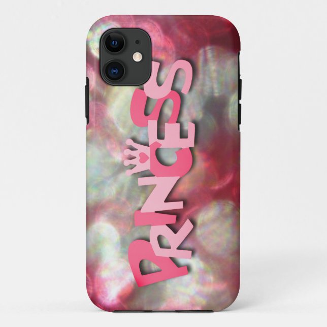 Trendrosa Prinzessin Bokeh Case-Mate iPhone Hülle (Rückseite)