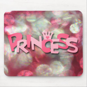 Trendrosa Prinzessin Bokeh Mousepad