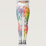 Trendrosa Rosa Blau Gelbe Grüne Farben Moderne Leggings<br><div class="desc">Trendy rosa Rosa Gelb Grün Farben Moderne Vorlage Elegante Leggings.</div>