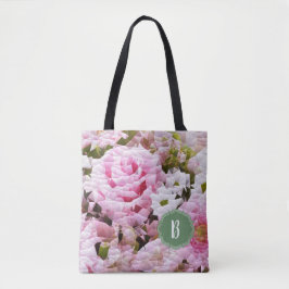 Trendrosa Rosa-Floral Monogramm-Design