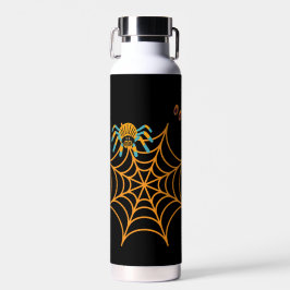 Trendschwarz schöne Spider Web Wasserflasche Trinkflasche
