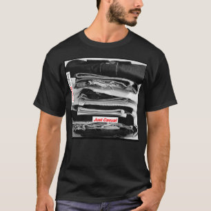 Trendschwarzer T - Shirt