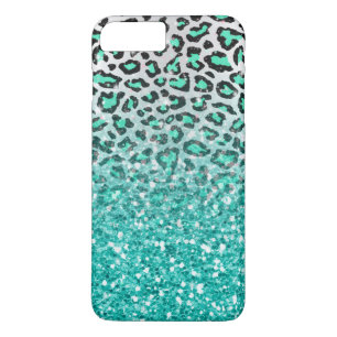 Trendsommer aqua green leopard Tier print Case-Mate iPhone Hülle