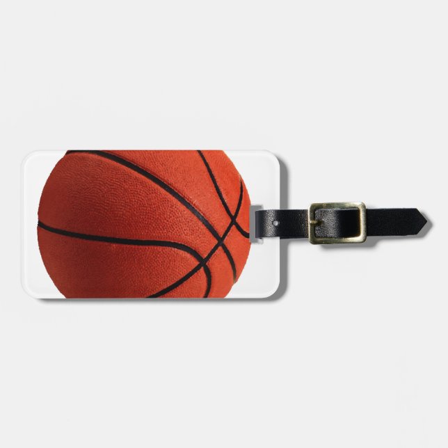Trendstil Basketball Gepäckanhänger (Vorderseite horizontal)