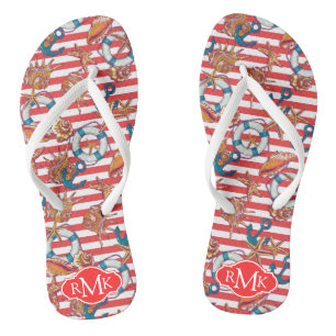 Trendstück  Monogramm Flip Flops
