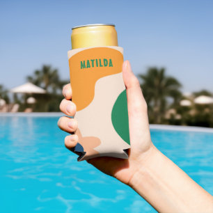 TrendSummer Colorful Abstrakt Rainbow Beach Selters Dosenkühler