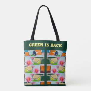 Trendwater Lilies modische Tote Bag