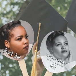 Trendy 2 Foto Abschluss Foto Fächer