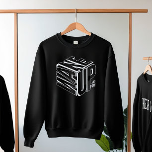 Trendy 3D SUP Grafisches Sweatshirt - Lässig Cool