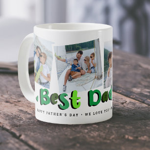 Trendy 4 Foto Bester Vater je Sake Vathers Day Kaffeetasse