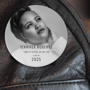 Trendy Abschluss Foto Button