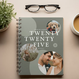 Trendy Abstrakt Foto Collage 2025 Planer