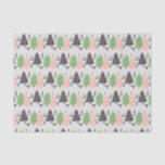 Trendy Abstrakt Modern Christmas Trees Pattern Seidenpapier<br><div class="desc">Moderne Weihnachtsbaumkunst Muster festliche Gewebe Papier.</div>
