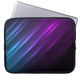 Trendy Abstrakt Shiny Neon Lights Laptop Sleeve