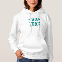 Trendy Add text or Name Template Womens Aquamarin