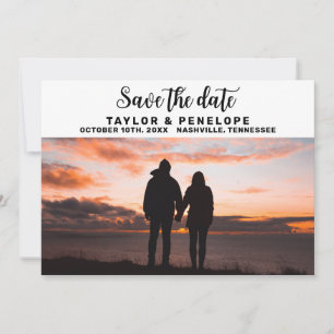 Trendy Adventure Wedding Save the Date