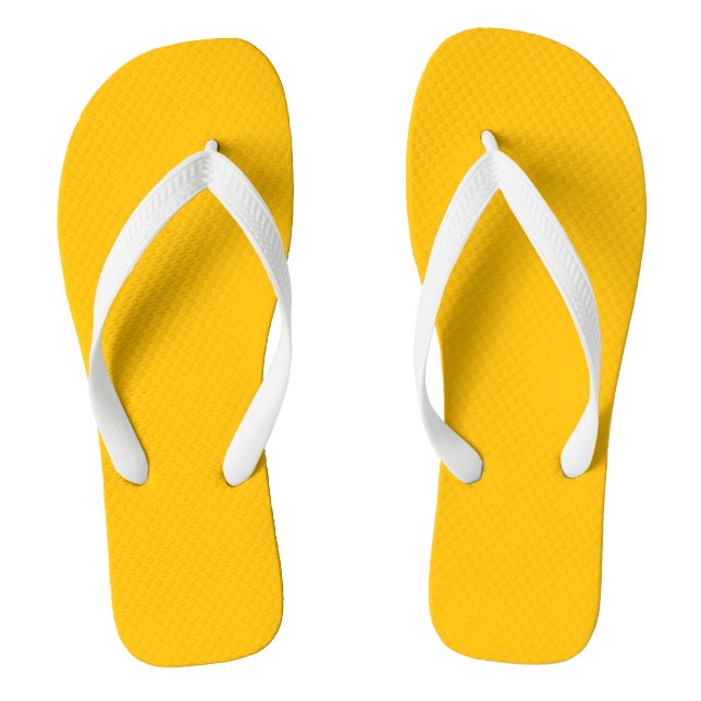 Trendy Amber Solid Color | Classic Flip Flops (Fußbett)