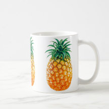 Trendy Ananas-Weiß 325-ml-klassische weiße Tasse