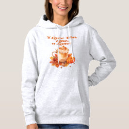 Trendy and Chic "Liebe You like a Latte" Hoodie