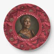 Trendy Anemones Flower Accent Happy Birthday